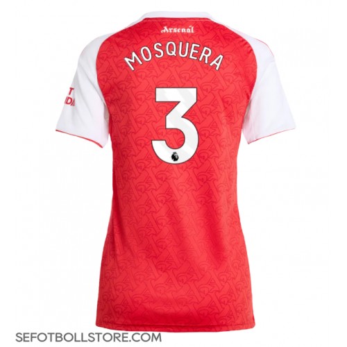 Arsenal Cristhian Mosquera #3 Replika Hemmatröja Dam 2025-26 Kortärmad